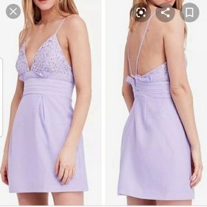 FREE PEOPLE Lilac Zeffer mini dress xs/s